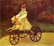 Haga click para ver la imagen ampliada jean monet on a mechanical horse.jpg